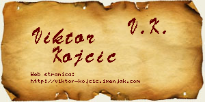 Viktor Kojčić vizit kartica